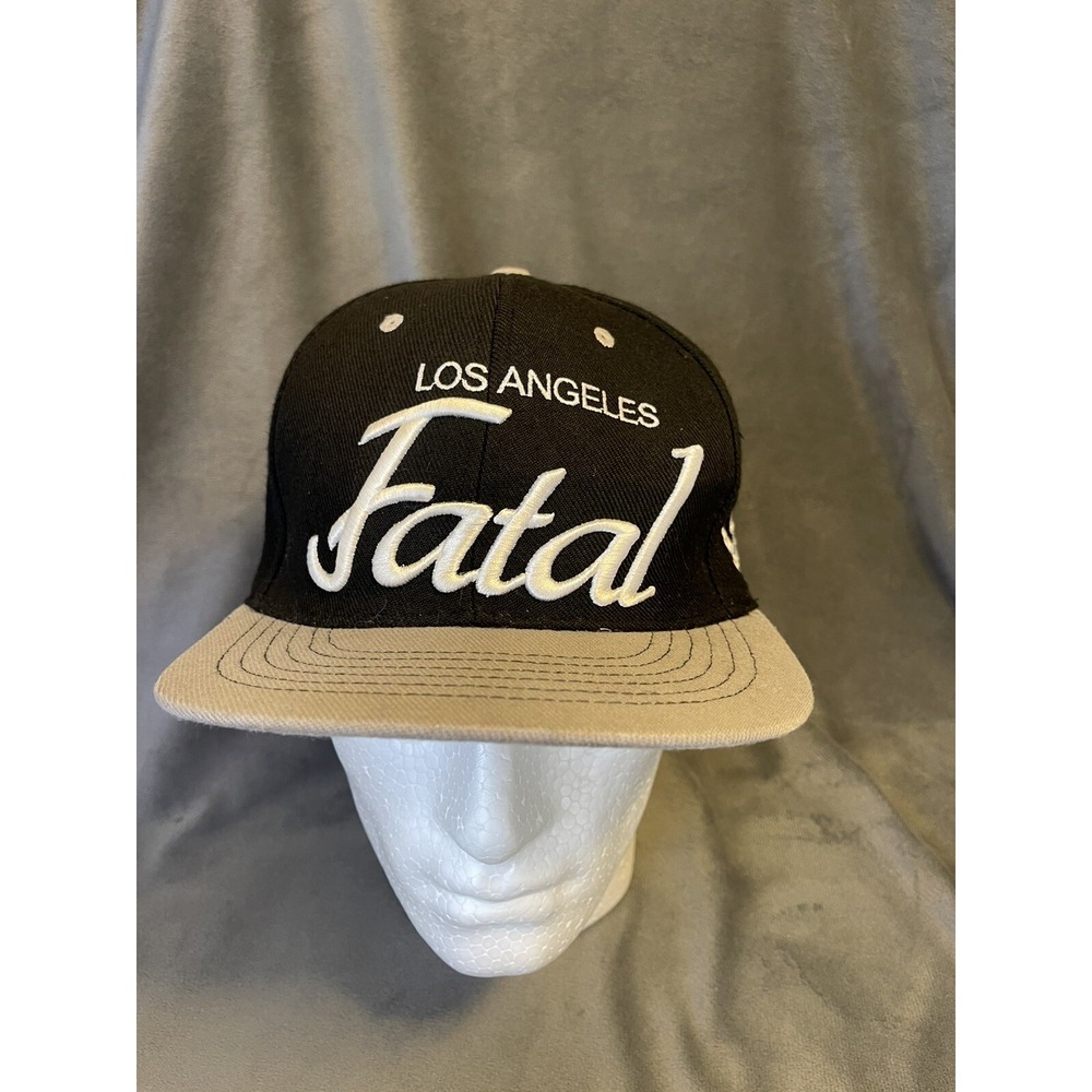 Fatal Clothing‎ Los Angeles Adjustable Snapback Hat Black & Gray